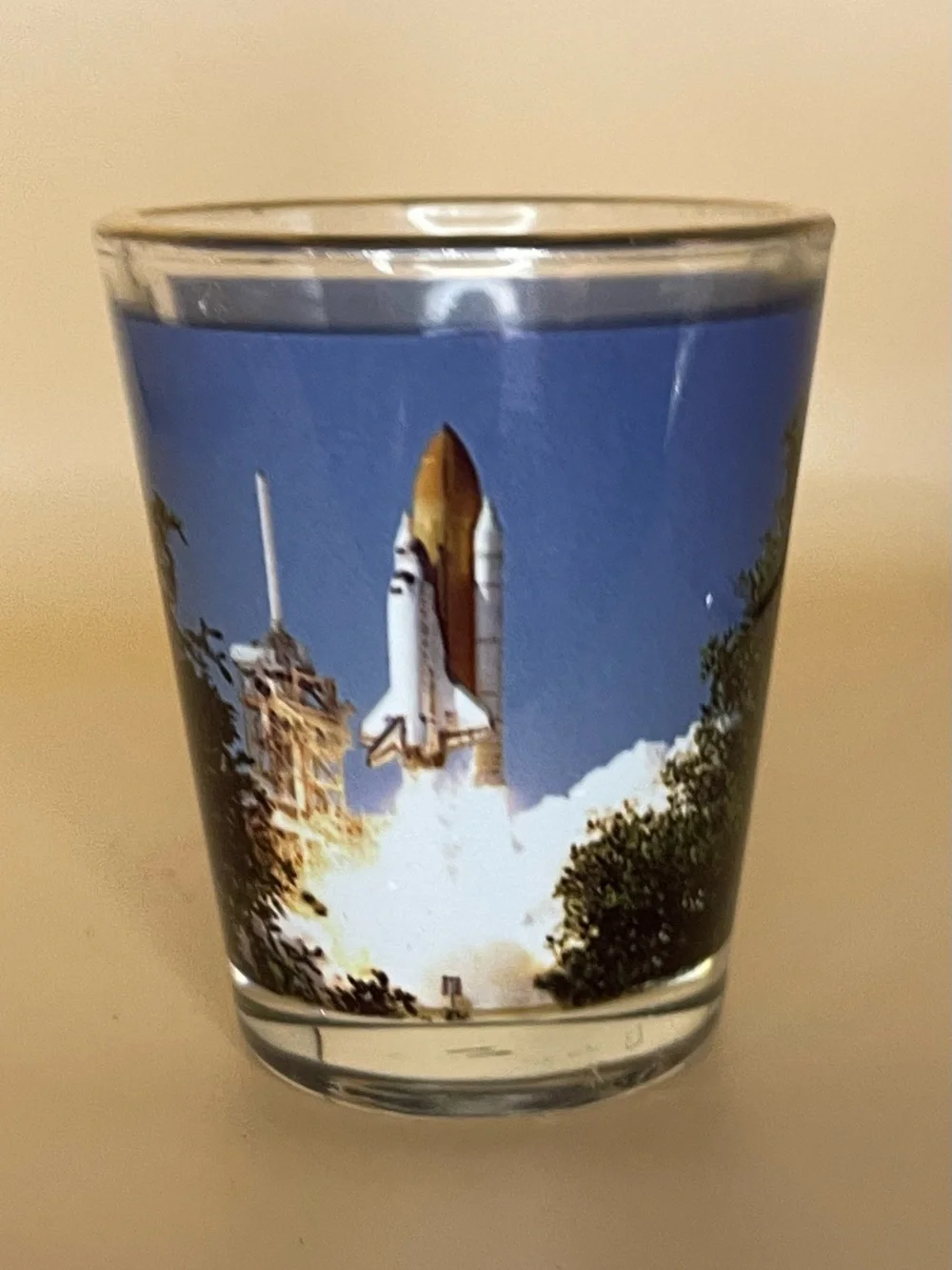 Kennedy Space Center shot glass